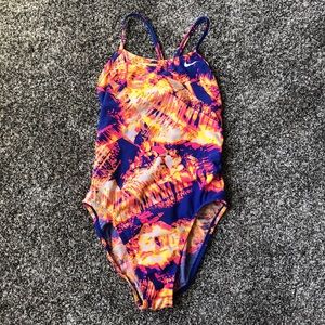 Nike one piece swim suit
